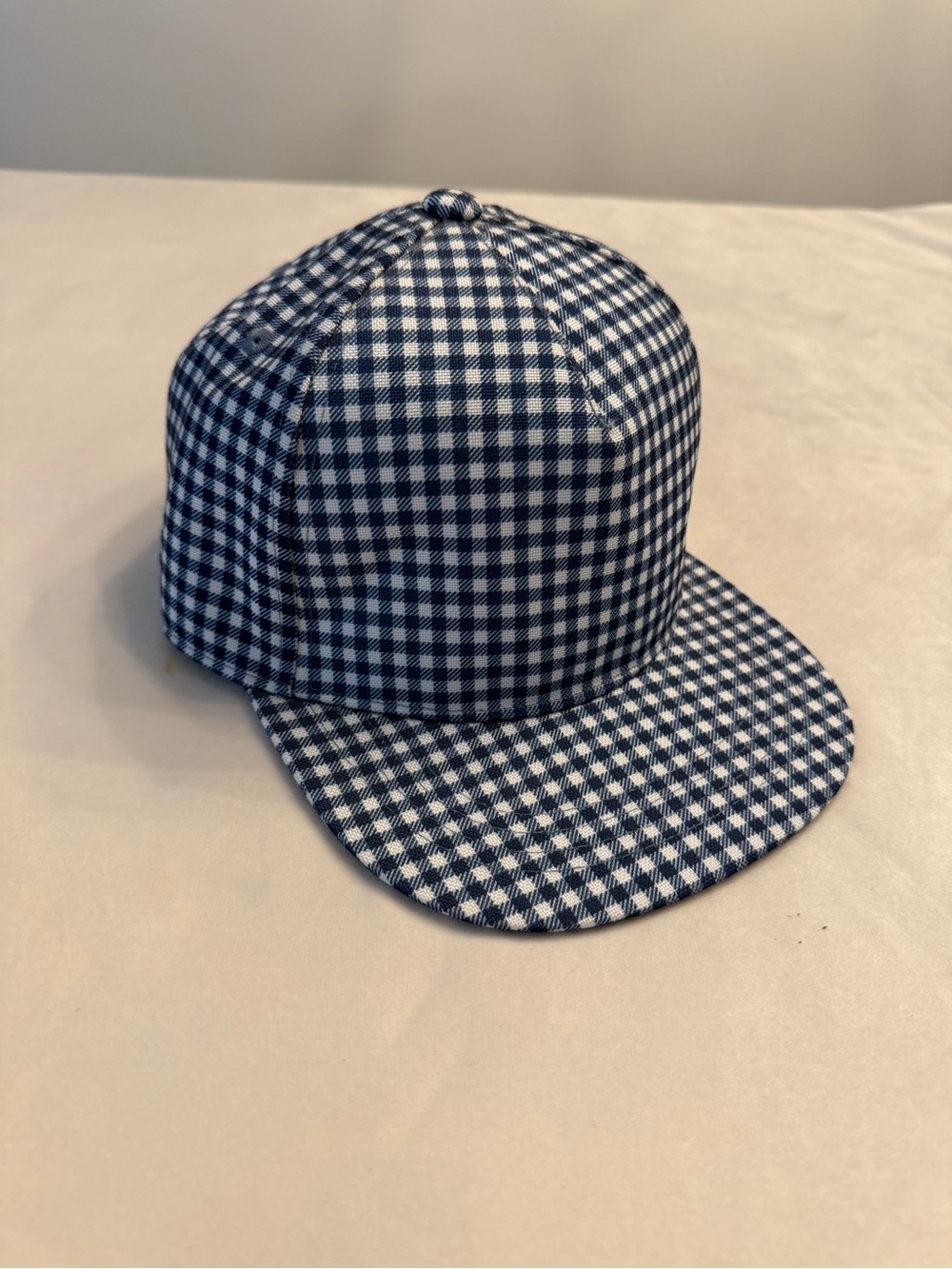 NWT! “I am Other” Pharrell Williams Blue & White Gingham Adjustable Baseball Hat